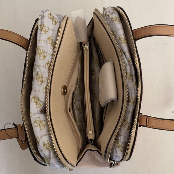 New GUESS Shawna Pebble Cali Satchel - Picture 11 of 12